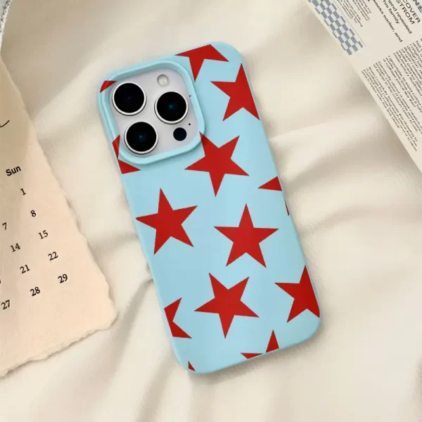 Liquid Metal Stars Theme Protective Case for iPhone 16 Pro Max/ 16 Pro/ 16/ 15 PlusFull-Cover Drop-Proof Lens Protection Mobile Phone Case Series 020