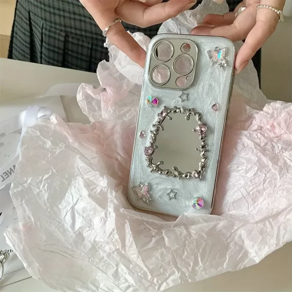 Shining 3D phone case, suitable for  16 Pro Max, with a drop resistant protective cover.