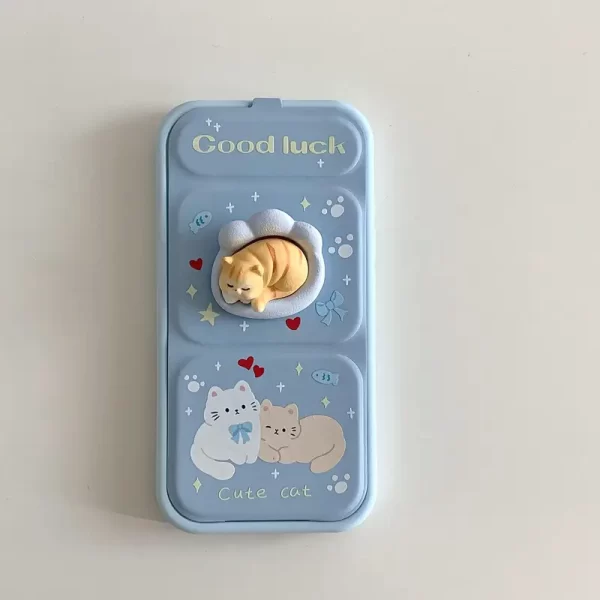 Suitable for Apple 16 phone case, iPhone 16 Pro Max creative stand, 15 Pro Max cute cartoon protective case